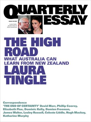 cover image of Quarterly Essay 80 the High Road